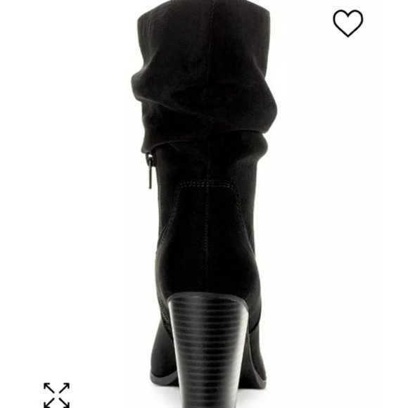 Style & Co Saraa Slouch Mid-shaft Boots Black -11 - Picture 3 of 5